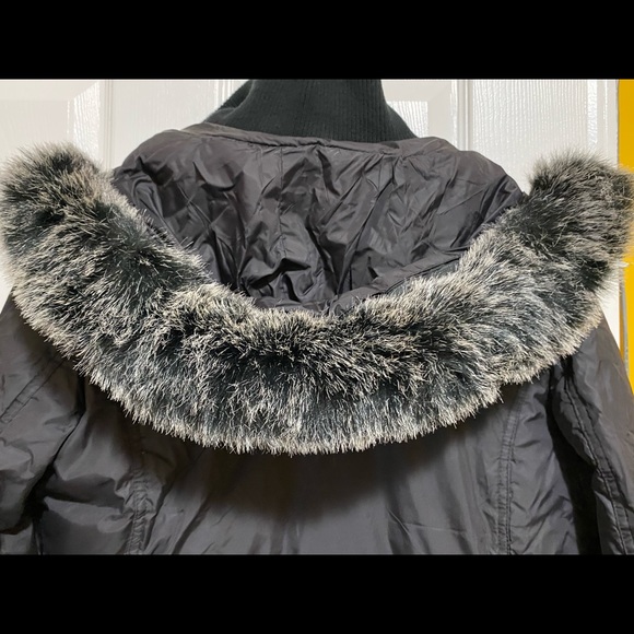 Saks Fifth Ave Black Coat - Picture 5 of 11